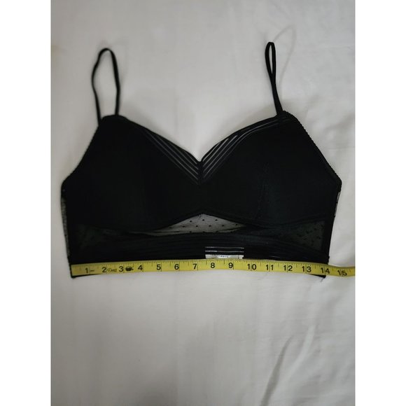 Women's Black Lace U-Back Comfort Bra Lingerie Vanity Brassiere Plus Size 3XL - Picture 5 of 8